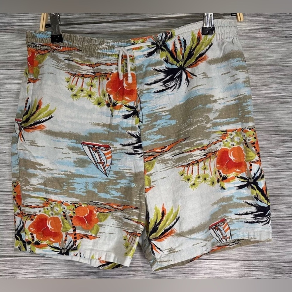 Vintage Sergio Valente M Shorts Hawaiian Flora